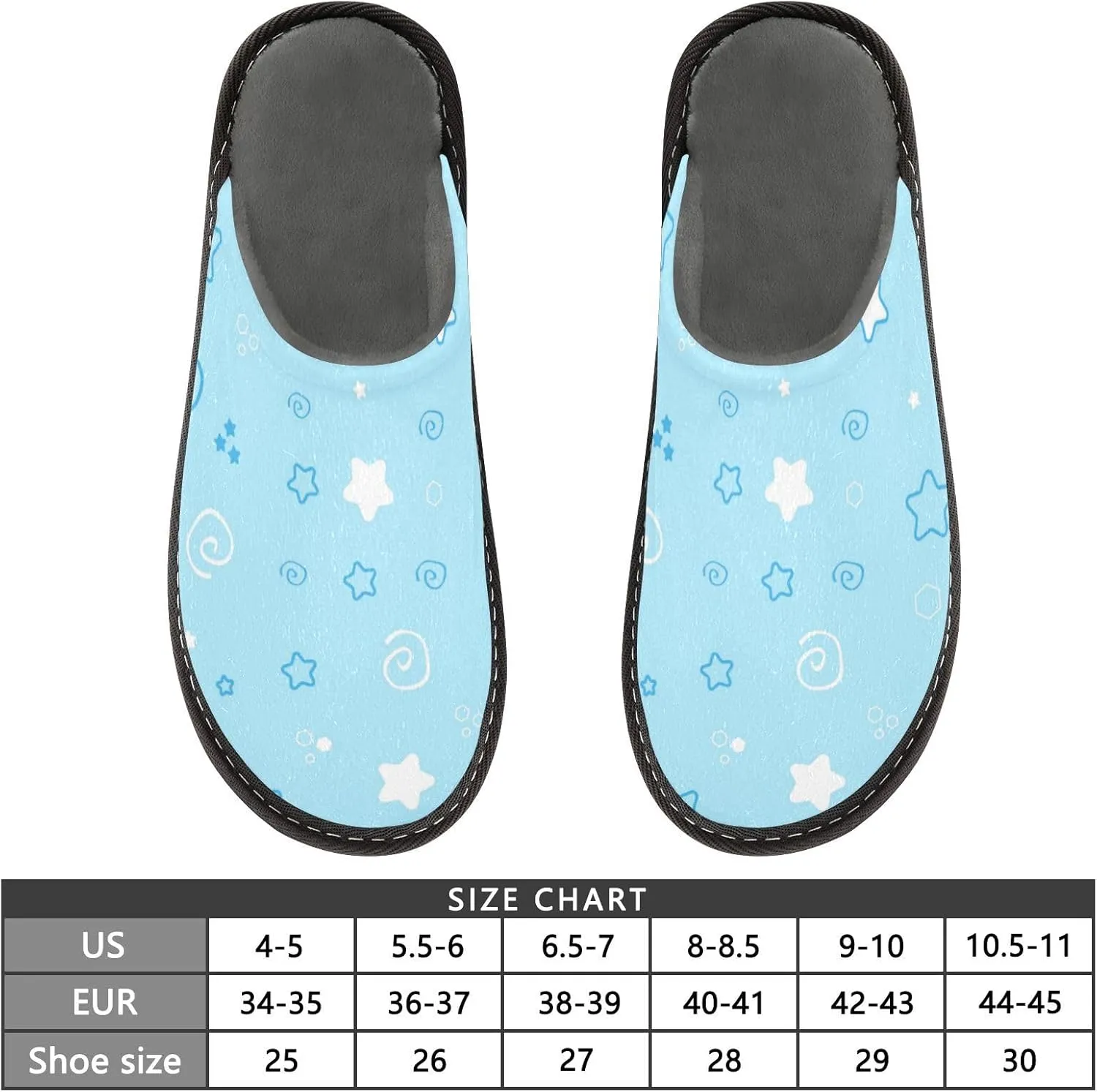 Spa Slippers Indoor House Fuzzy Slippers Soft Memory Foam Non-Slip Home Slipper Winter Shoes For Bedroom Hotel Travel 4-11