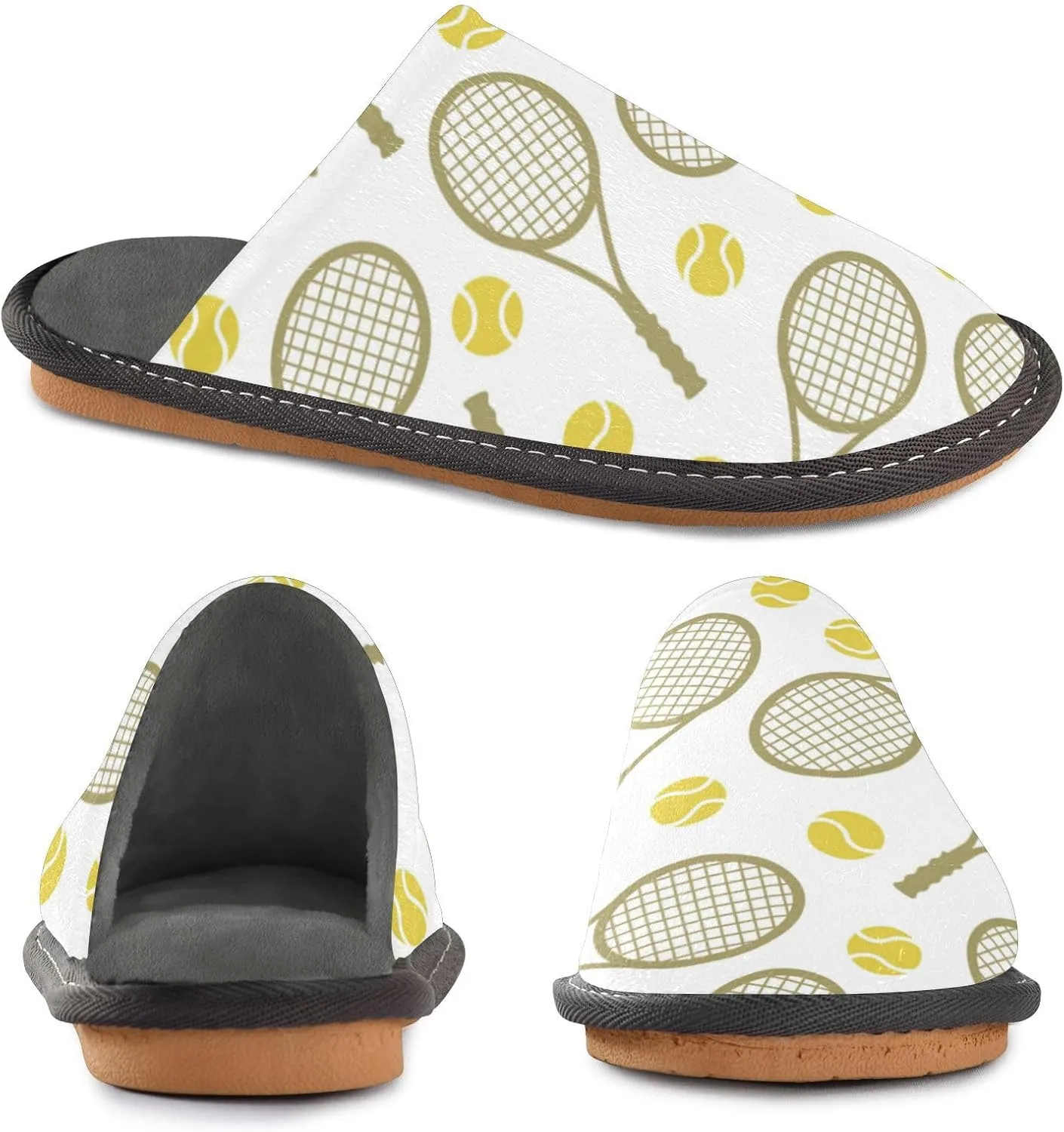 Spa Slippers Indoor House Fuzzy Slippers Soft Memory Foam Non-Slip Home Slipper Winter Shoes For Bedroom Hotel Travel 4-11