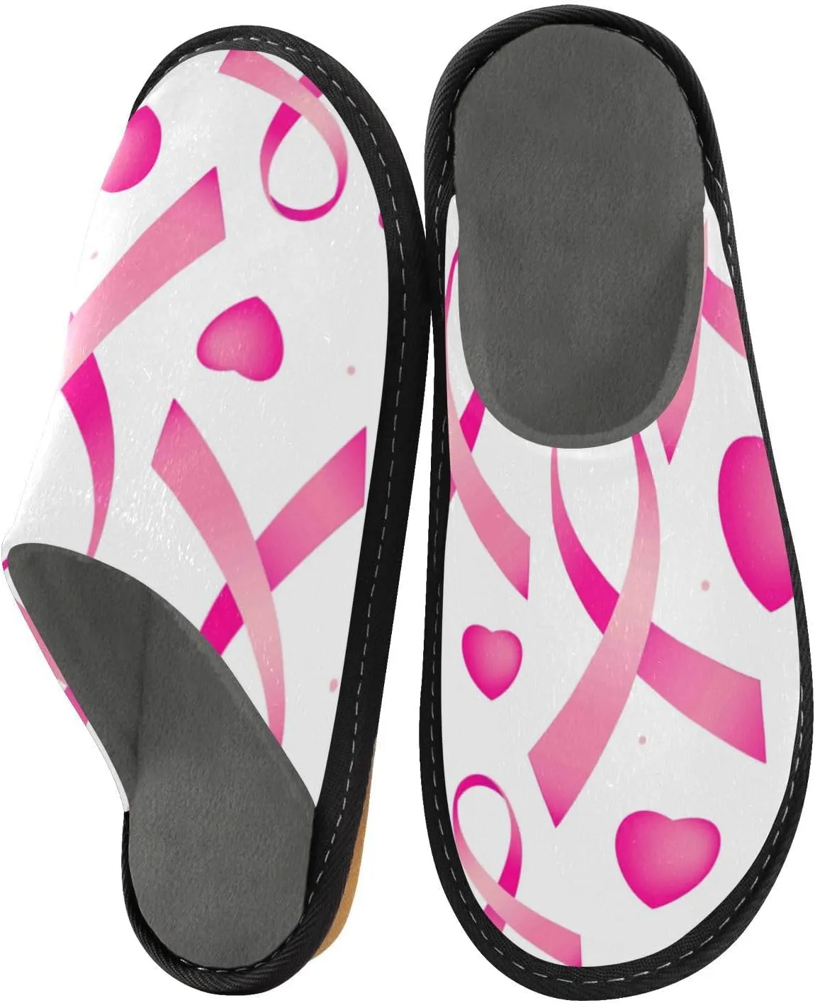 Spa Slippers Indoor House Fuzzy Slippers Soft Memory Foam Non-Slip Home Slipper Winter Shoes For Bedroom Hotel Travel 4-11