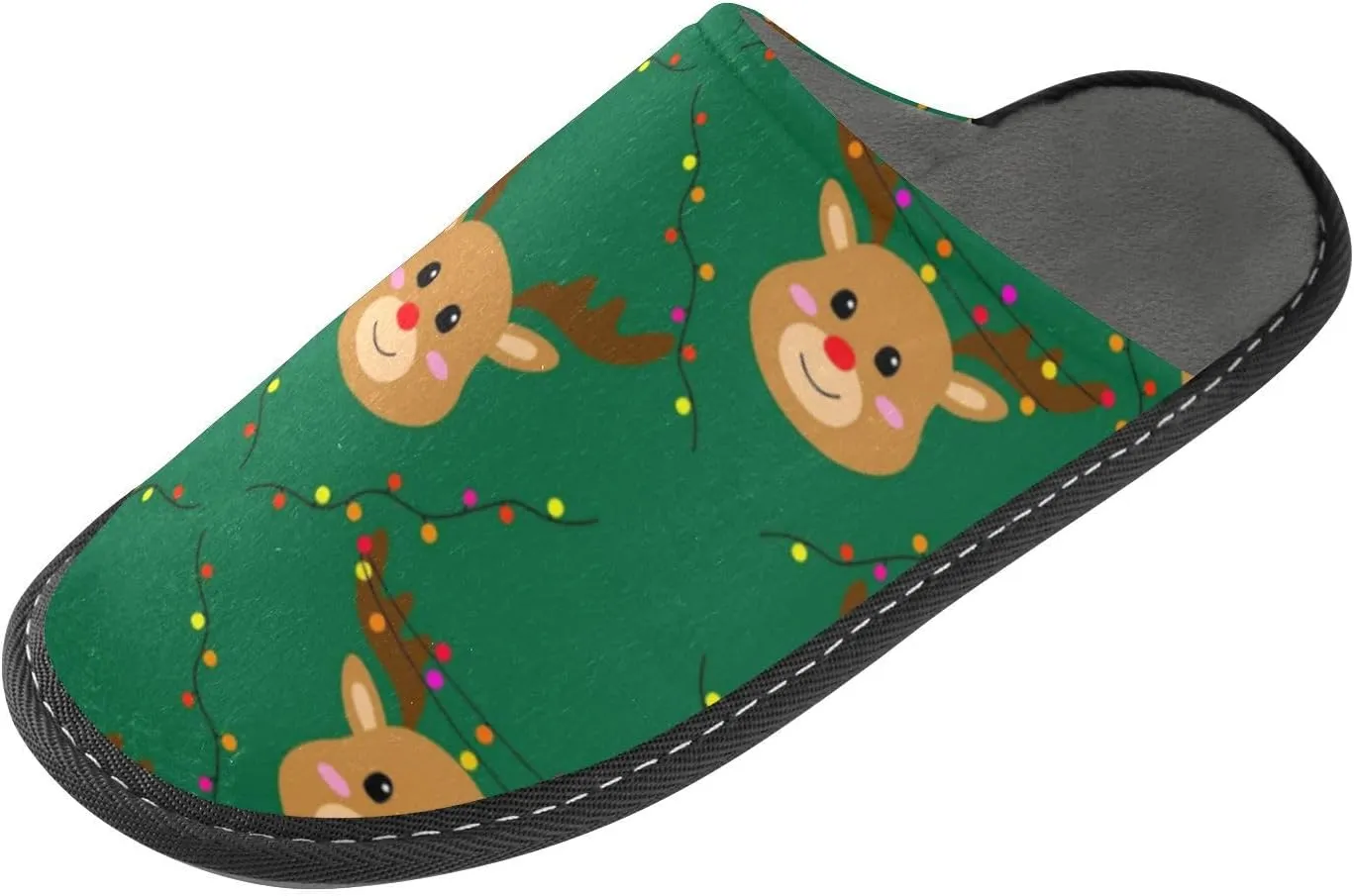 Spa Slippers Indoor House Fuzzy Slippers Soft Memory Foam Non-Slip Home Slipper Winter Shoes For Bedroom Hotel Travel 4-11