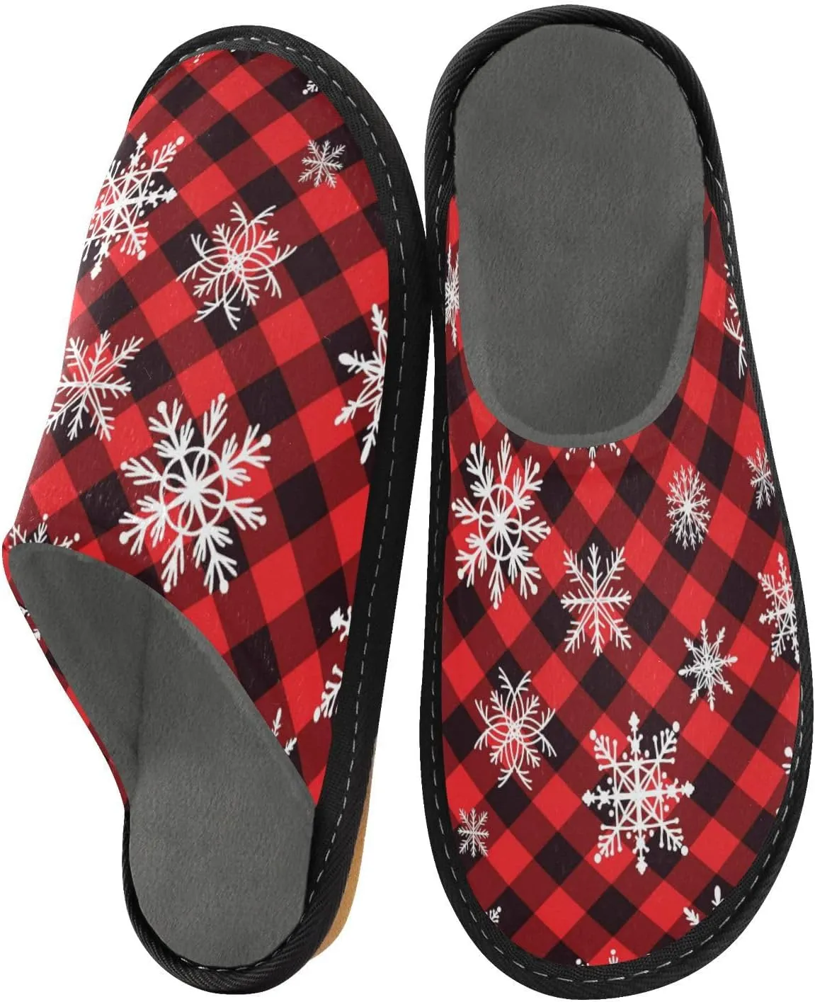 Spa Slippers Indoor House Fuzzy Slippers Soft Memory Foam Non-Slip Home Slipper Winter Shoes For Bedroom Hotel Travel 4-11