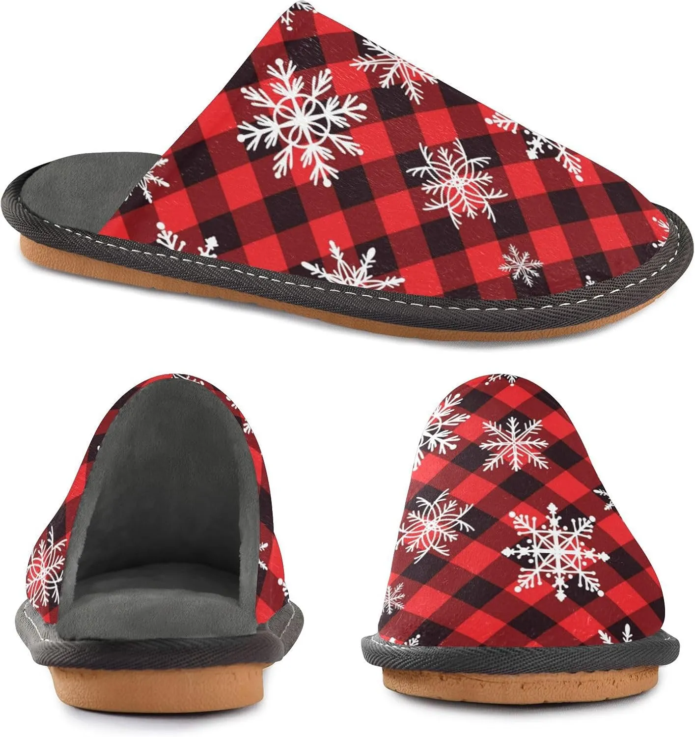 Spa Slippers Indoor House Fuzzy Slippers Soft Memory Foam Non-Slip Home Slipper Winter Shoes For Bedroom Hotel Travel 4-11