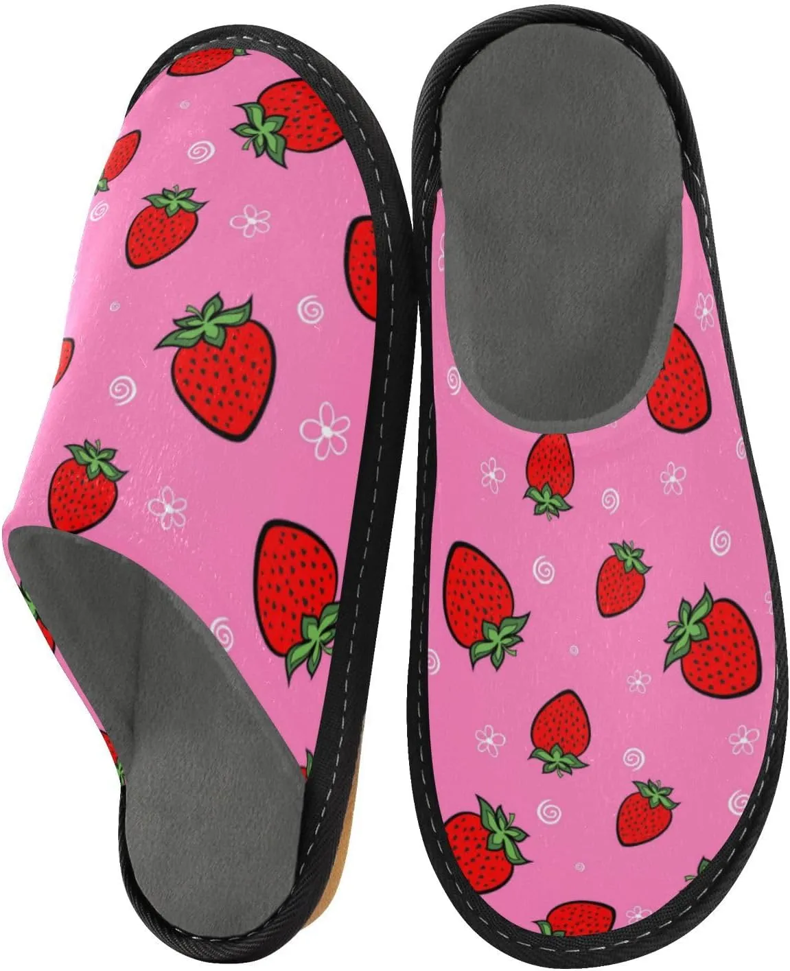 Spa Slippers Indoor House Fuzzy Slippers Soft Memory Foam Non-Slip Home Slipper Winter Shoes For Bedroom Hotel Travel 4-11