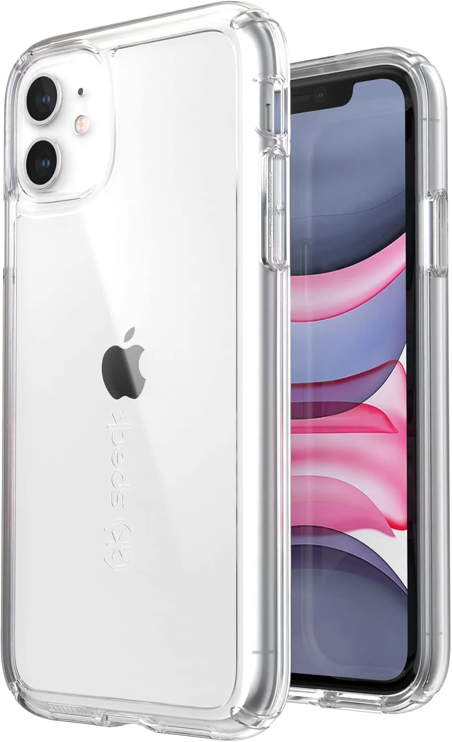 Speck Gemshell Bumper iPhone 11/XR Case - Shock-Absorbent, Clear Glass