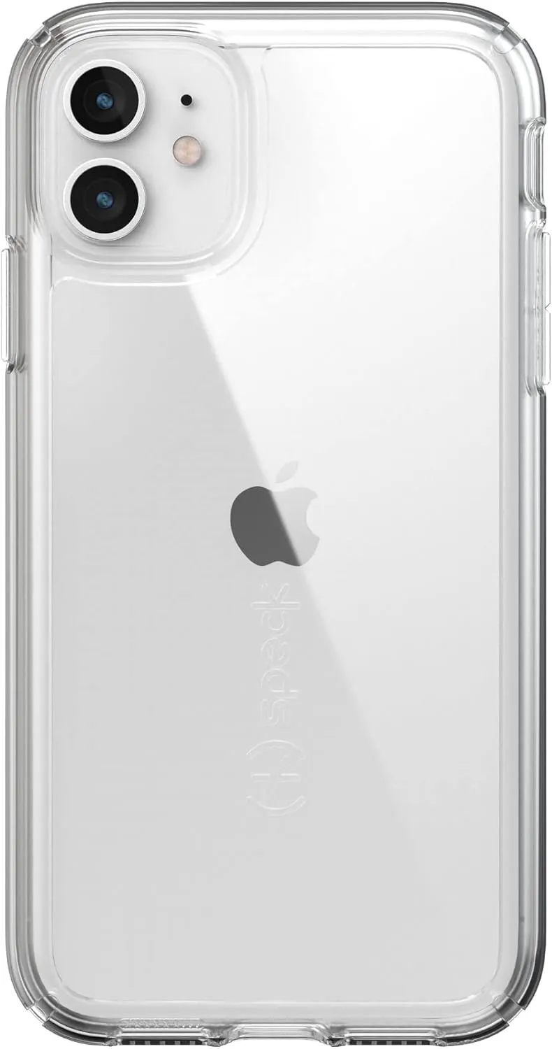 Speck Gemshell Bumper iPhone 11/XR Case - Shock-Absorbent, Clear Glass