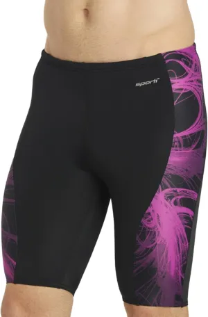 Sporti Men's Athletic Swimwear Jammers, Multi Solid Color - Racing & Training Swimsuit Jammers for Men, Durable Long Lasting