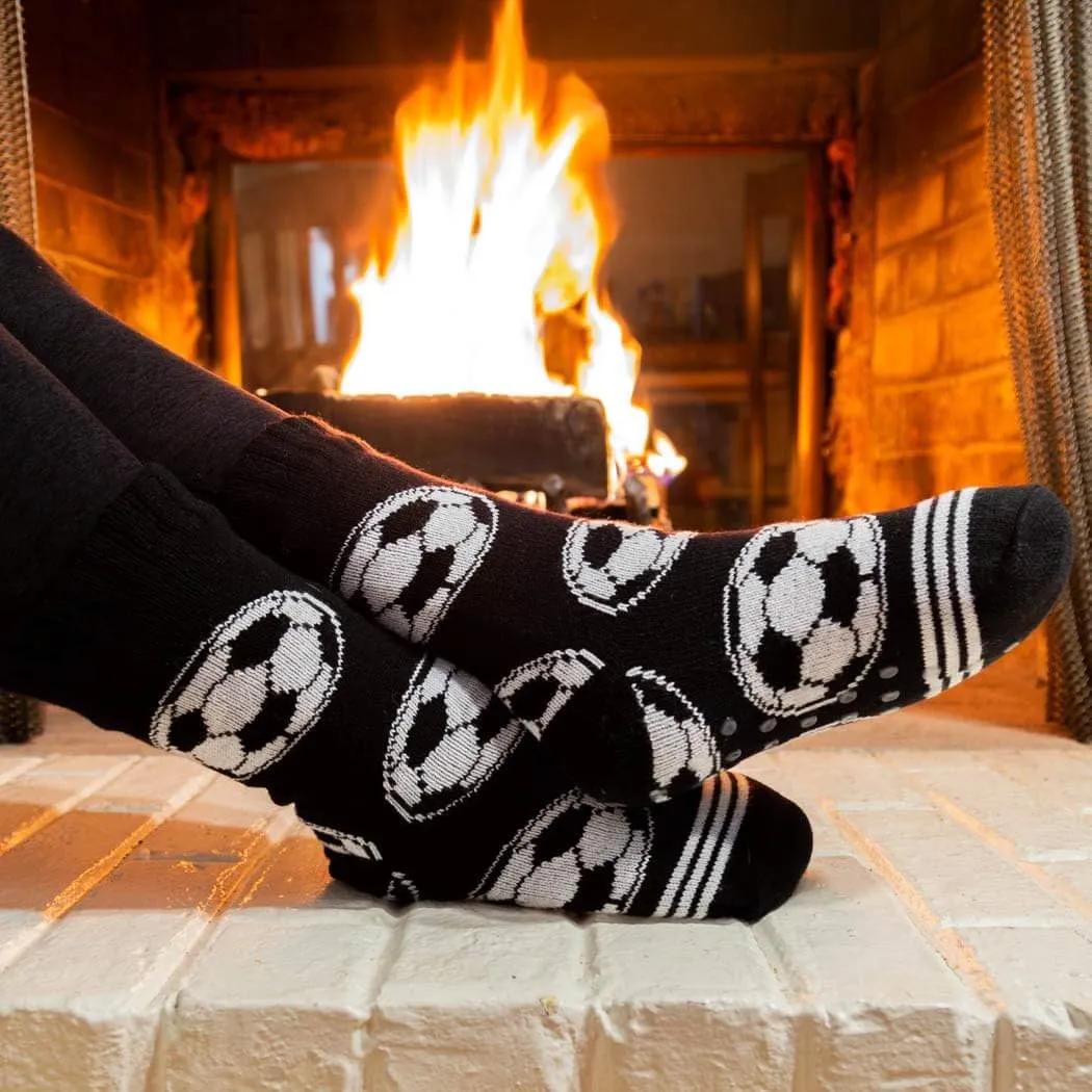 Sports Slipper Sock | Slipper Socks by ChalkTalk SPORTS | Sherpa Fleece Lined