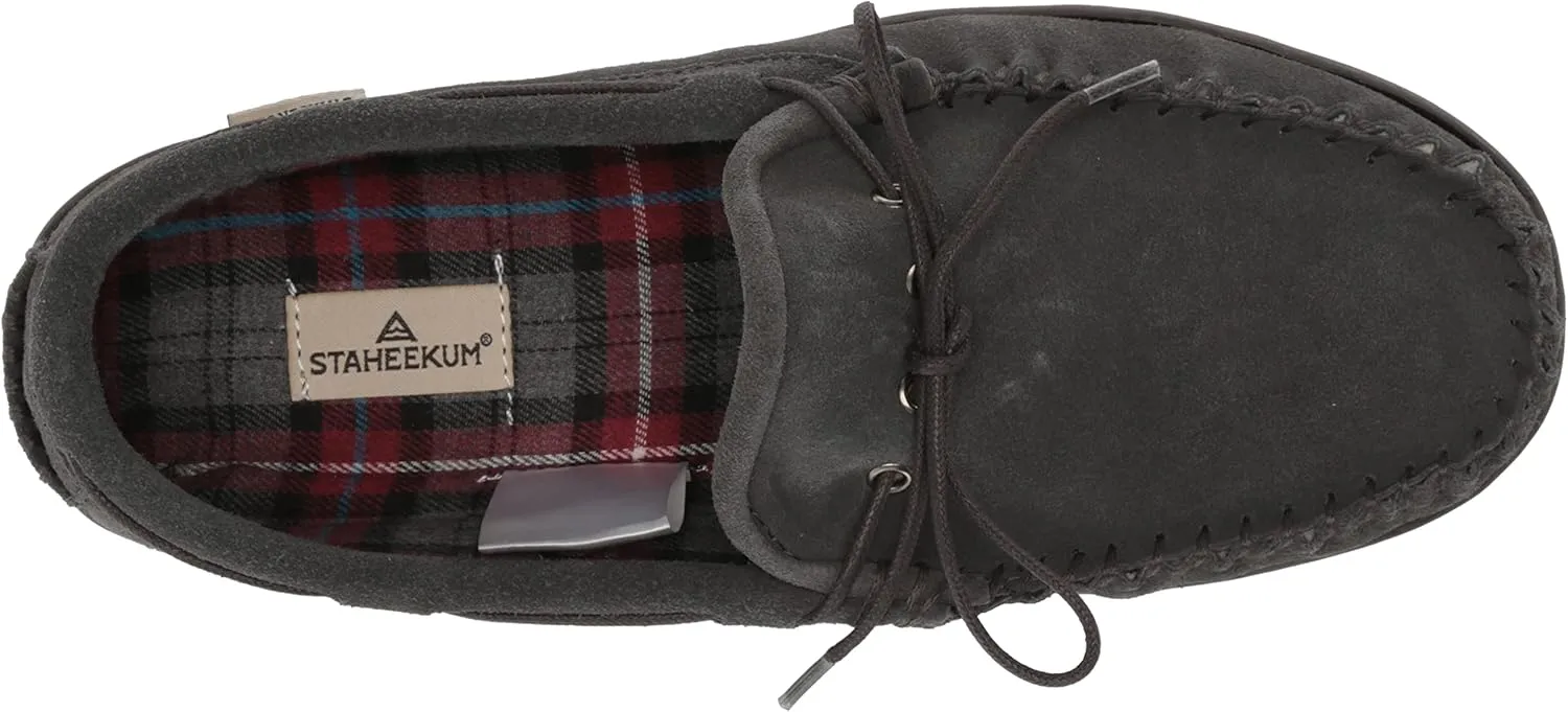Staheekum Men's Flannel Lined Slipper