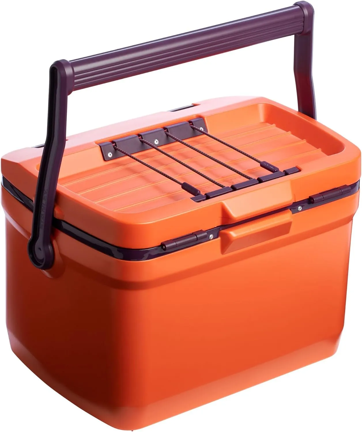 Stanley Adventure Outdoor Cooler 16 qt | Heavy Duty Outdoor Camping Cooler with Easy Carry Top Handle | 36 Hour Cooling Ice Chest for 21 Cans| BPA-Free | Tigerlily Plum