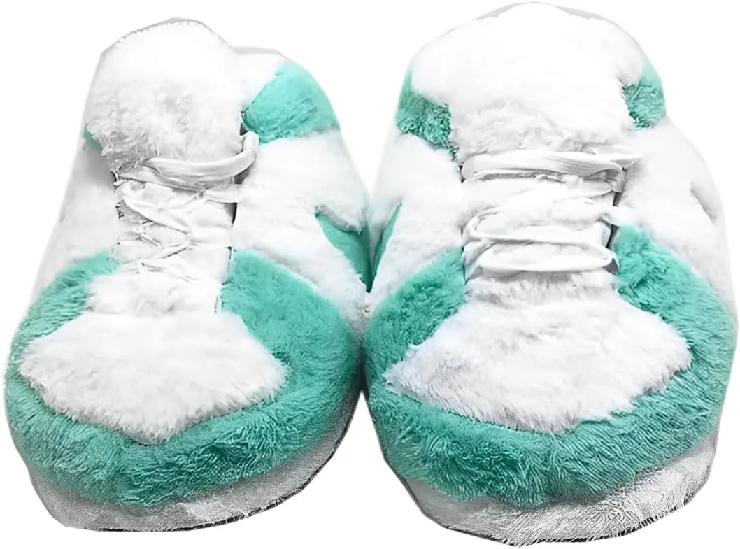 Stardust Gemstones Fluffy Warm Home Shoes for Men and Women Sneaker Slippers Comfy Kicks Winter Warm Plush Slippers Fleece Lined Sneakers Anti-skid Rubber Sole Fluffy Shoes