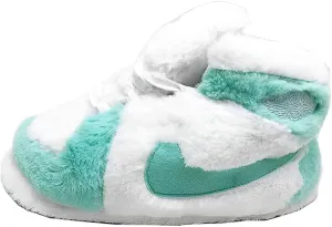 Stardust Gemstones Fluffy Warm Home Shoes for Men and Women Sneaker Slippers Comfy Kicks Winter Warm Plush Slippers Fleece Lined Sneakers Anti-skid Rubber Sole Fluffy Shoes