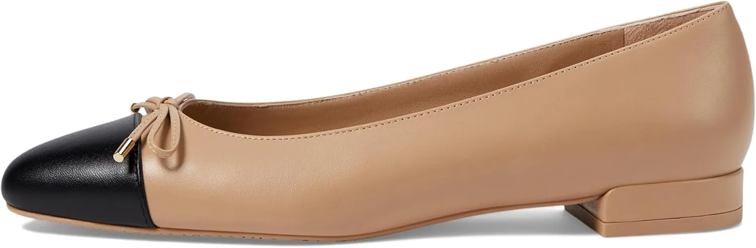 Stuart Weitzman Women's Sleek Bow Flat Ballet
