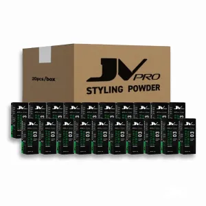Styling Powder for Voluminous, Textured Hair – Adds Grip for Effortless Styling - Matte Finish Formula Texture Powder for Salon-Quality Results - 20pcs Case Pack