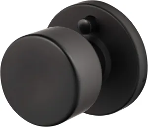 Sure-Loc Hardware BG102 FBL Bergen Round Privacy Knobset, Flat Black