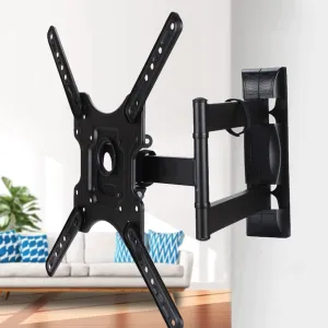 Swivel Full Motion TV Wall Mount Bracket for 32-58 Inch TVs – Extend and Tilt Your TV Fits VESA 400 * 400mm, TV Wall Mount Swivel Tilt, Long Arm TV Mount