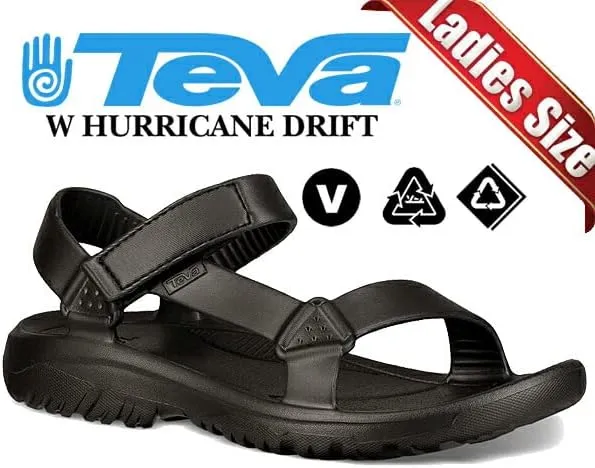 Teva 1124070 W Hurricane Drift Sandals, Women's, Lightweight, Back Strap