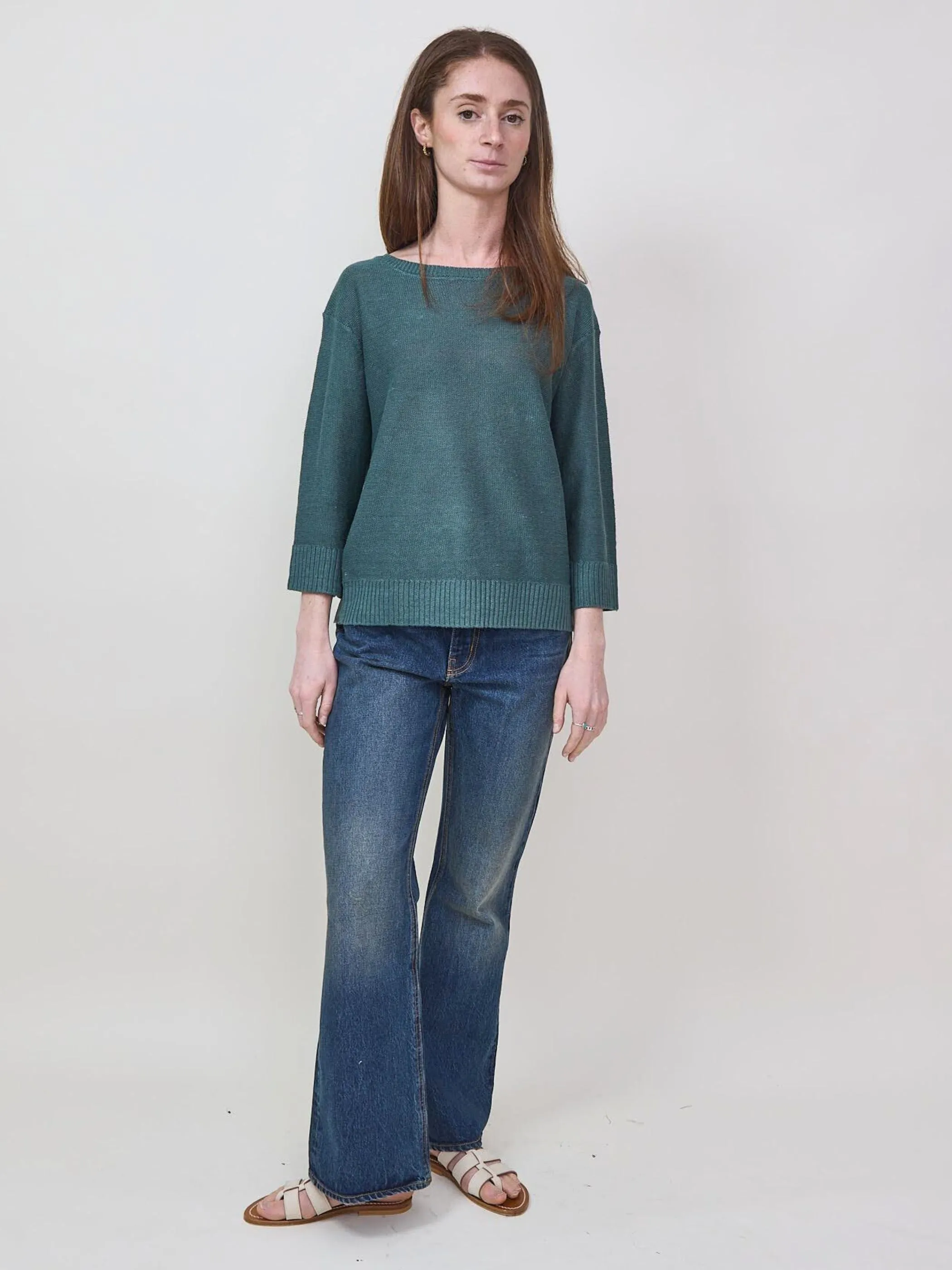 Textured Easy Pullover, Laurel