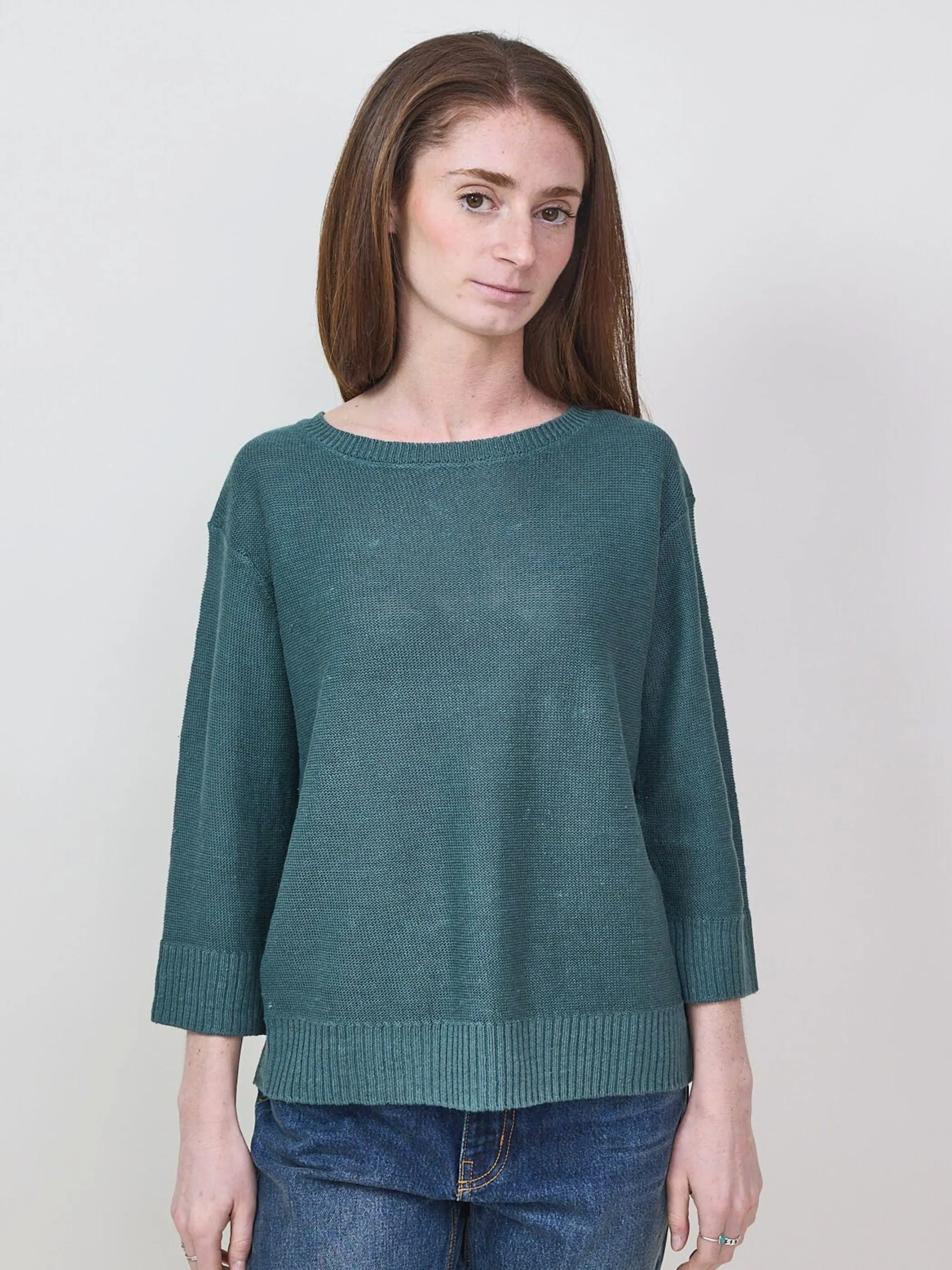 Textured Easy Pullover, Laurel