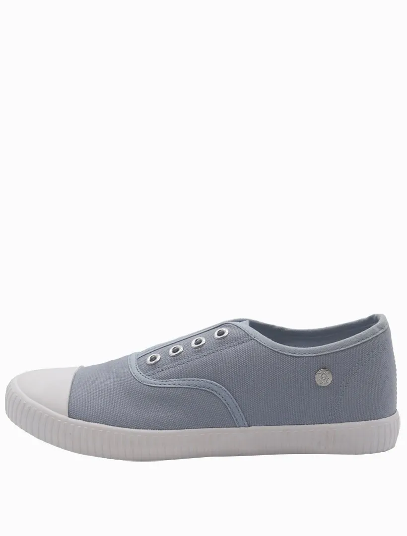 The Penny Plimsole Light Blue