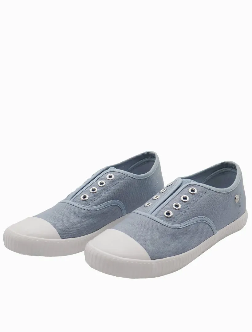 The Penny Plimsole Light Blue