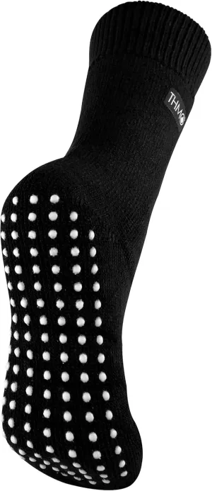 THMO - Womens Indoor Non Skid Thick Winter Thermal Slipper Socks with Grippers