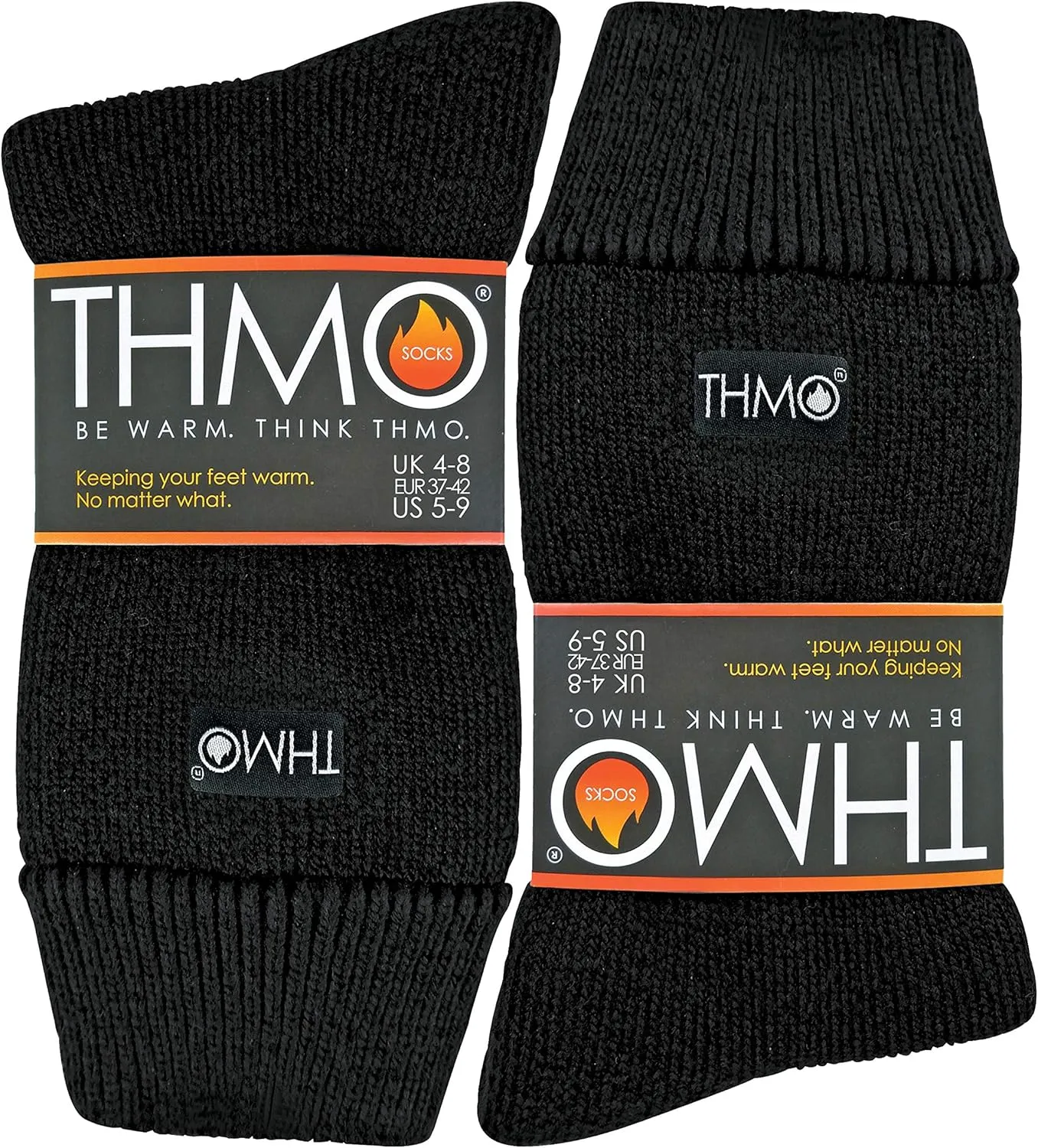 THMO - Womens Indoor Non Skid Thick Winter Thermal Slipper Socks with Grippers