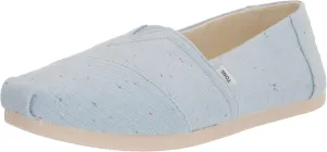 TOMS Women's Alpargata Speckled Recycled Cotton Loafer Flat