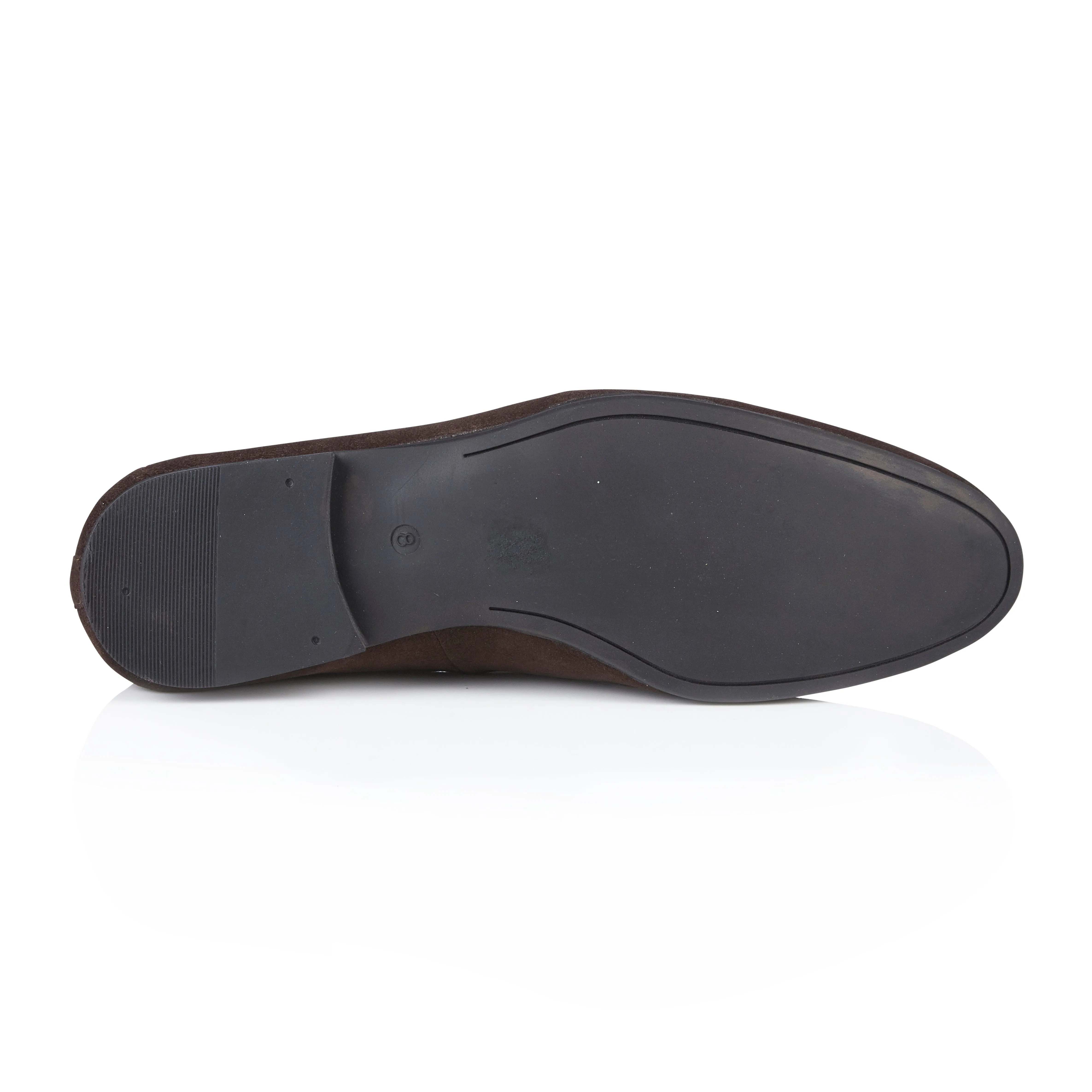 Tottenham Smart Formal Suede Leather Loafers - Brown