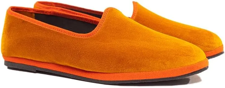 Tradizionale Friulane Shoes for Women – Velvet Ballet Slippers, Italian Handmade Women's Loafers & Slip-Ons, Elegant Indoor Slippers