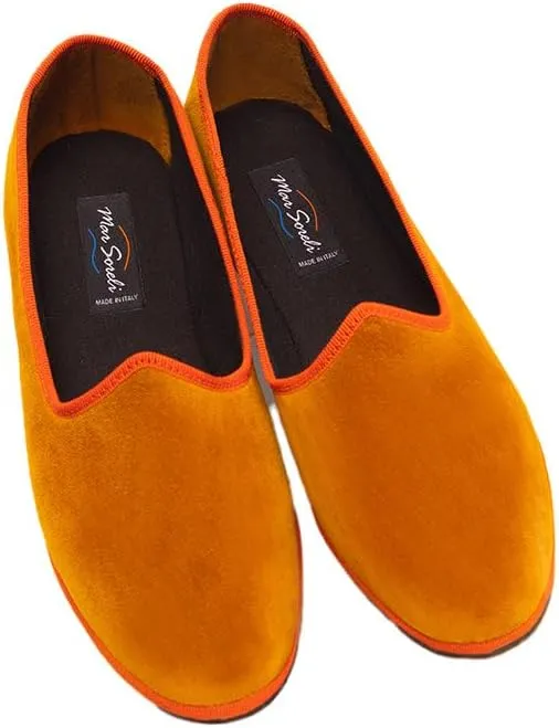 Tradizionale Friulane Shoes for Women – Velvet Ballet Slippers, Italian Handmade Women's Loafers & Slip-Ons, Elegant Indoor Slippers