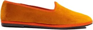 Tradizionale Friulane Shoes for Women – Velvet Ballet Slippers, Italian Handmade Women's Loafers & Slip-Ons, Elegant Indoor Slippers