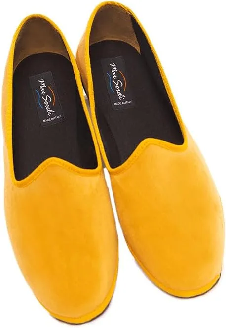 Tradizionale Friulane Shoes for Women – Velvet Ballet Slippers, Italian Handmade Women's Loafers & Slip-Ons, Elegant Indoor Slippers