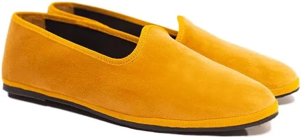 Tradizionale Friulane Shoes for Women – Velvet Ballet Slippers, Italian Handmade Women's Loafers & Slip-Ons, Elegant Indoor Slippers