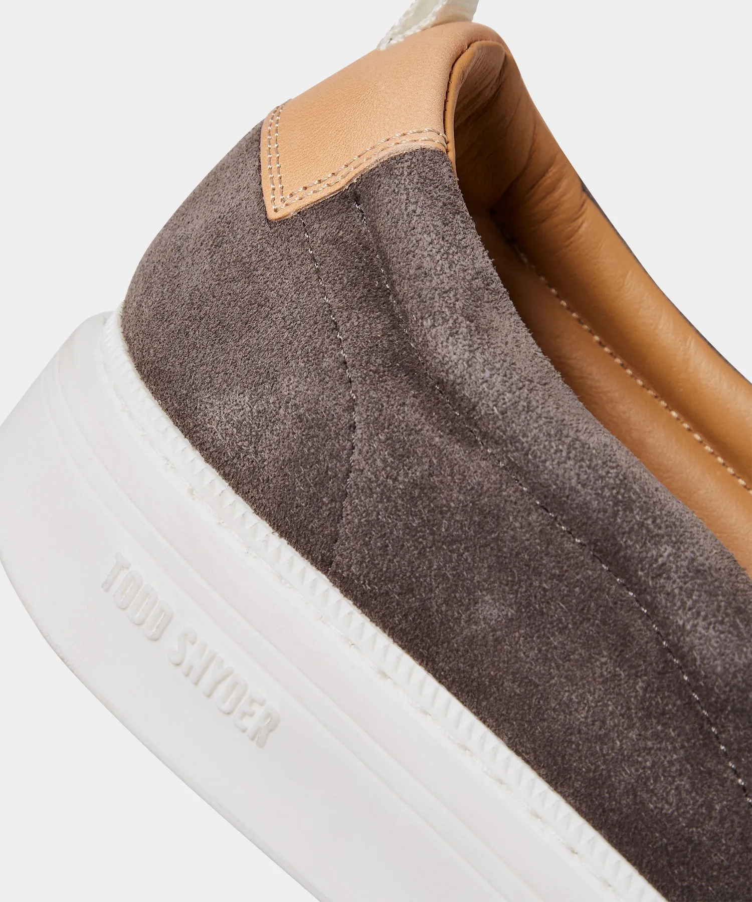 Tuscan Slip-On Sneaker in Charcoal