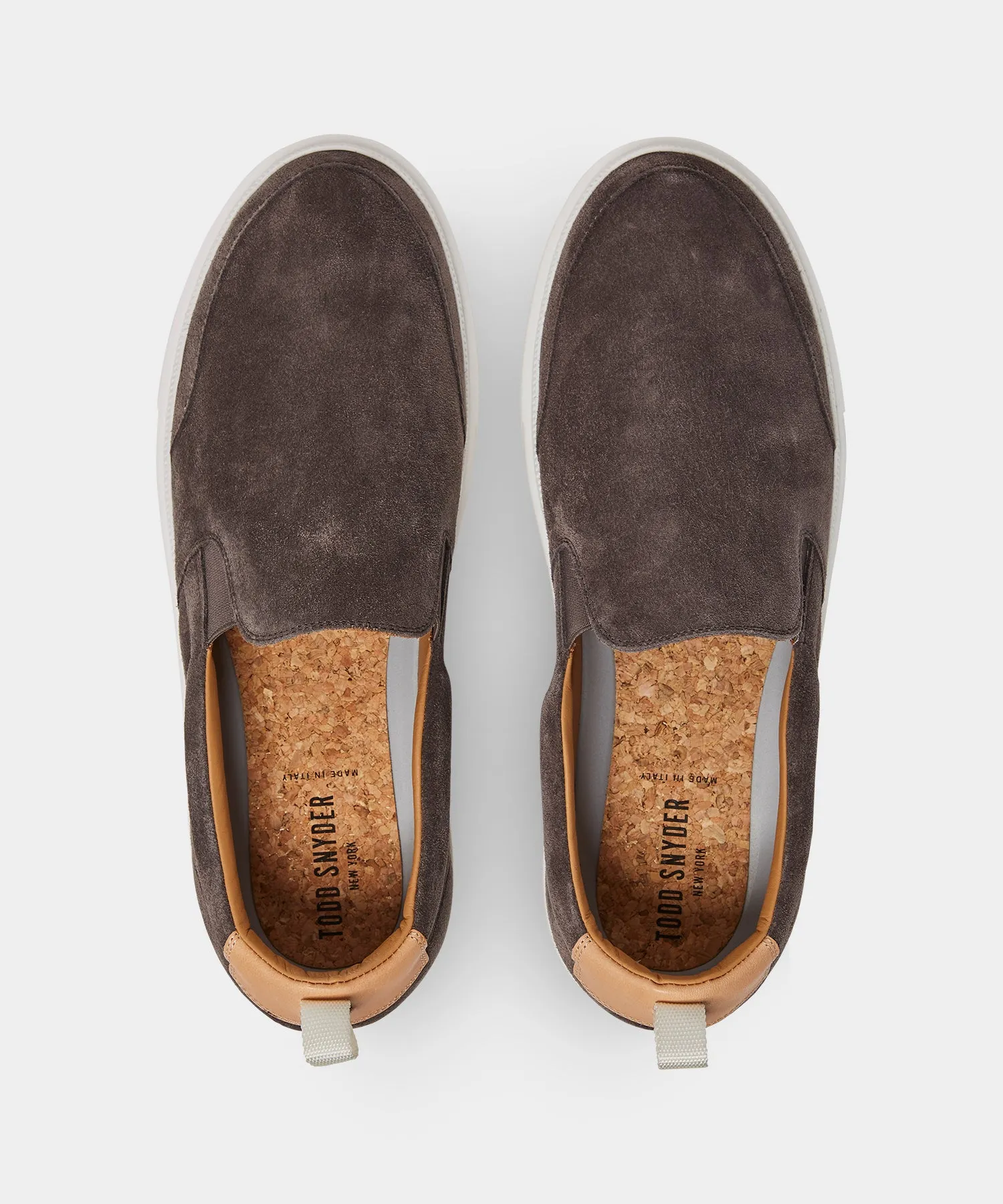 Tuscan Slip-On Sneaker in Charcoal