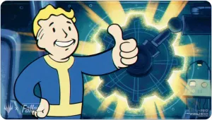 Ultra PRO - Fallout Playmat - Sol Ring - for Magic: The Gathering, Limited Edition Collectible Trading Tabletop Gaming Essentials Accessory Supplies