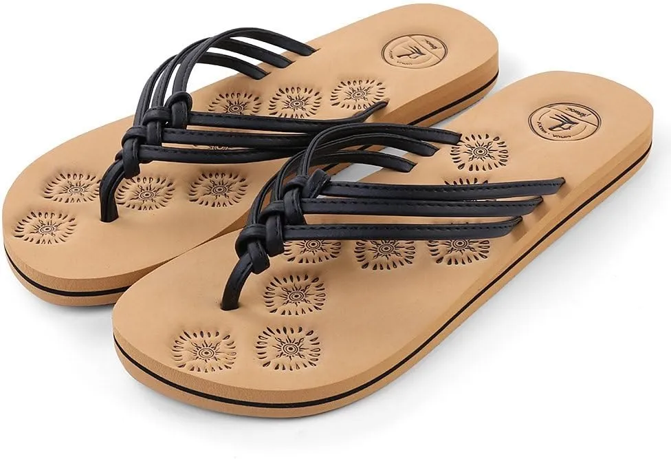 Unique Stylish Soft Fancy Design Rubber Slippers Flip Flops for Womens and Teen Girls for Home Use