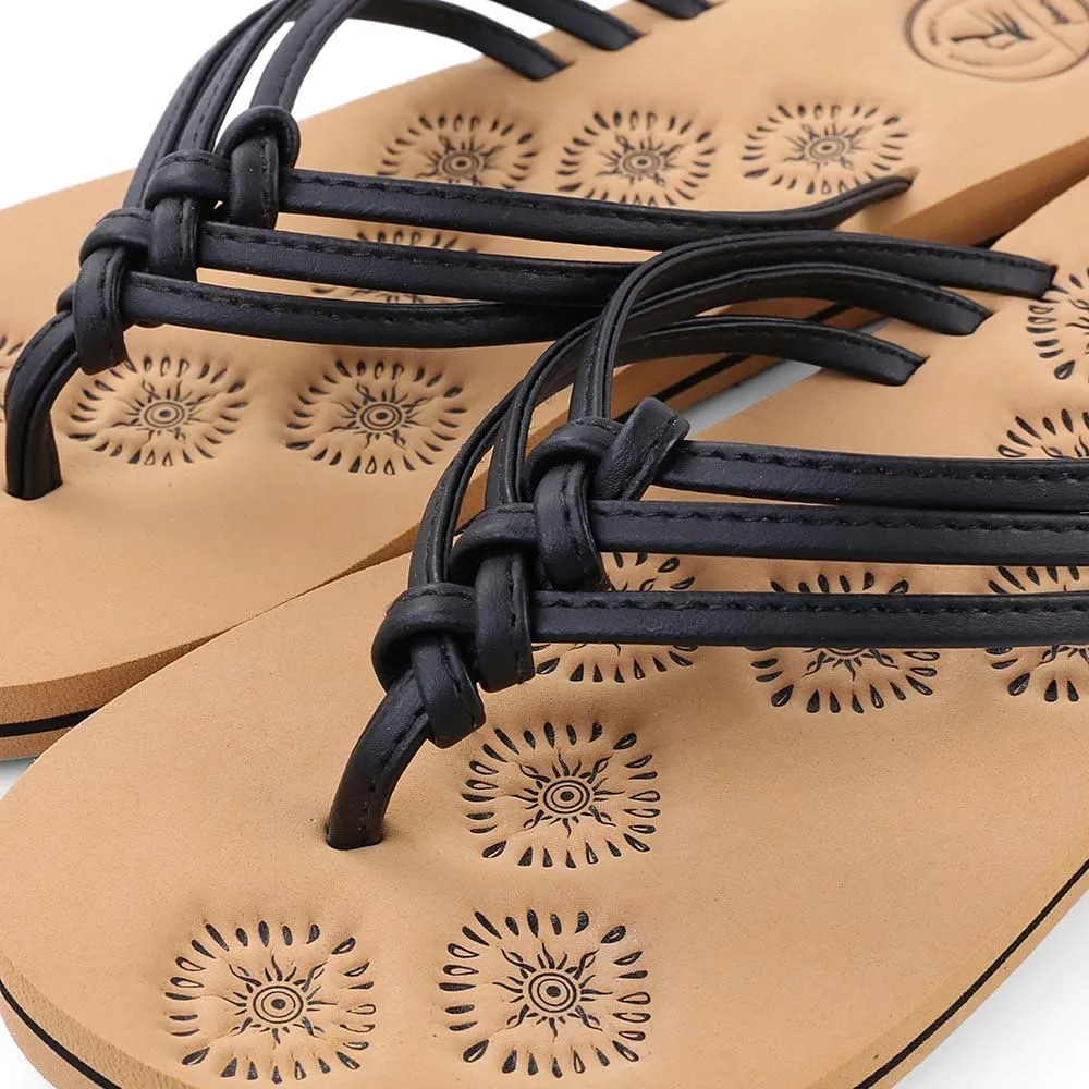 Unique Stylish Soft Fancy Design Rubber Slippers Flip Flops for Womens and Teen Girls for Home Use