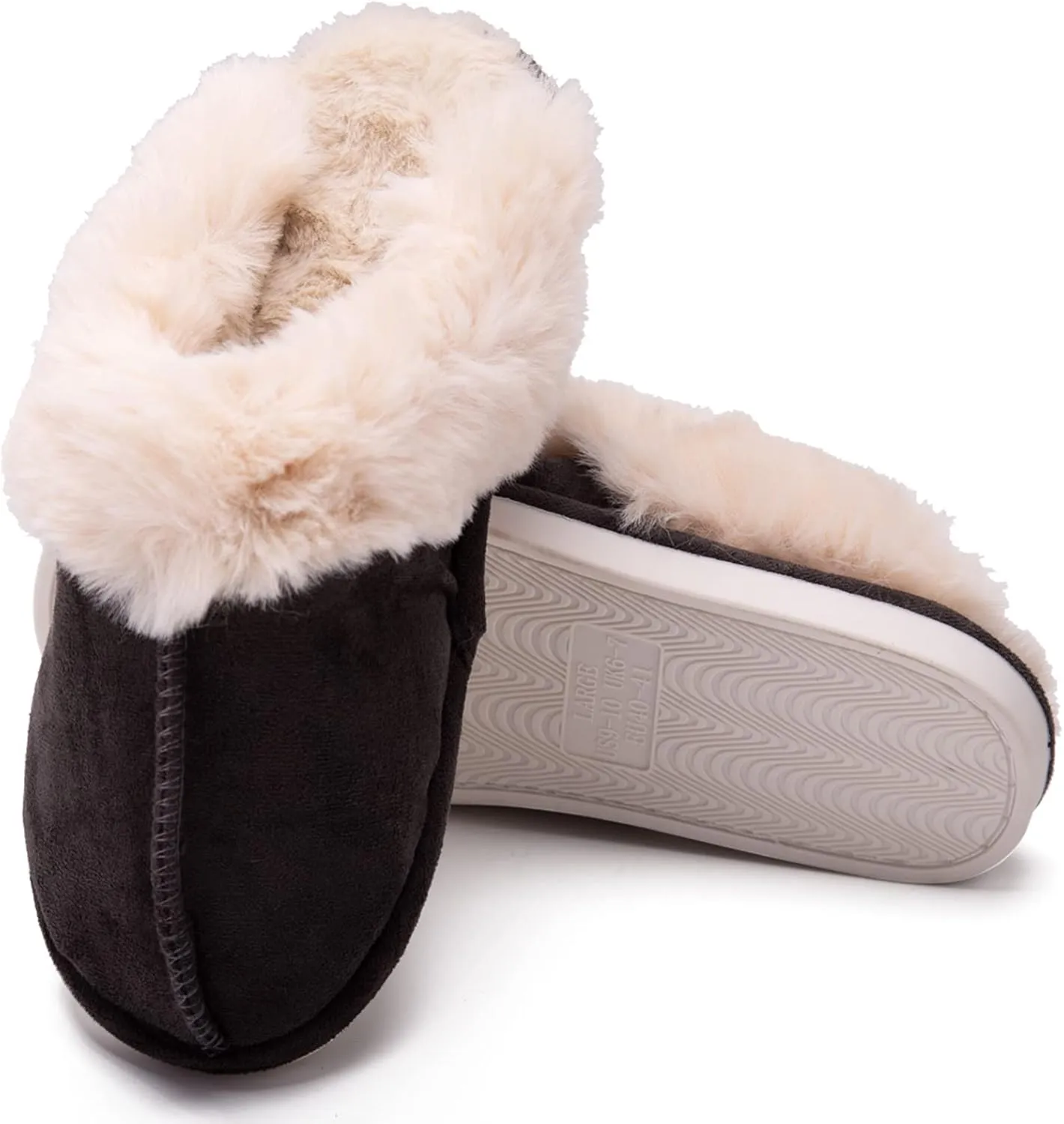 Unisex Men's and Women's Slipper Fluffy Soft Warm House Slippers Cozy Plush for Indoor Outdoor Winter Bedroom Shoes