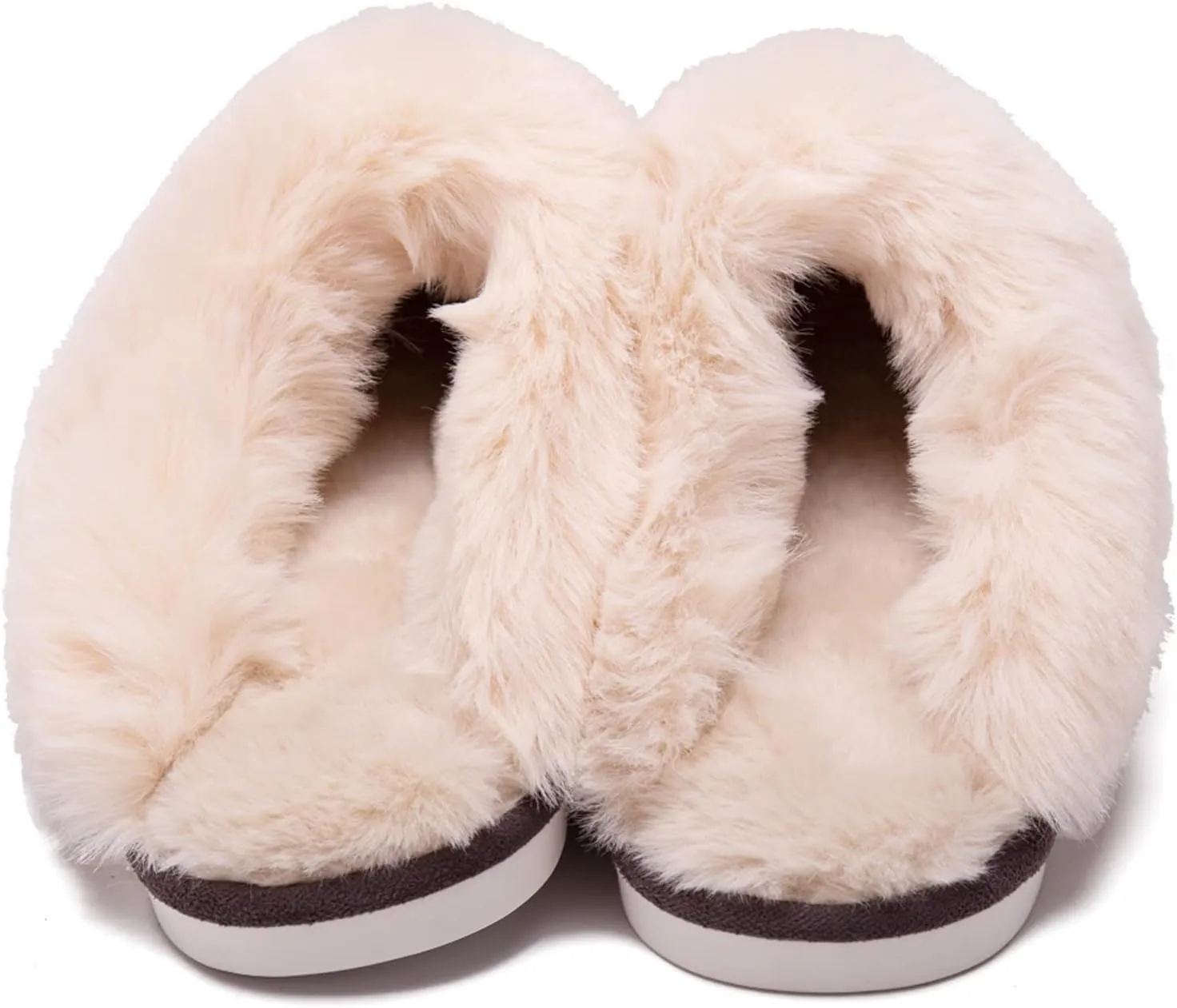 Unisex Men's and Women's Slipper Fluffy Soft Warm House Slippers Cozy Plush for Indoor Outdoor Winter Bedroom Shoes