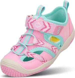 UOVO Boys Girls Sandals Summer Shoes Closed Toe Lightweight Outdoor Athletic Sports (Toddler/Little Kid/Big Kid)