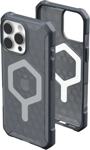 URBAN ARMOR GEAR UAG Designed for iPhone 16 Pro Max Case 6.9" Essential Armor - Compatible with MagSafe Charging Rugged Slim Sleek Shockproof Anti-Slip Military Grade Protective Cover, Ash