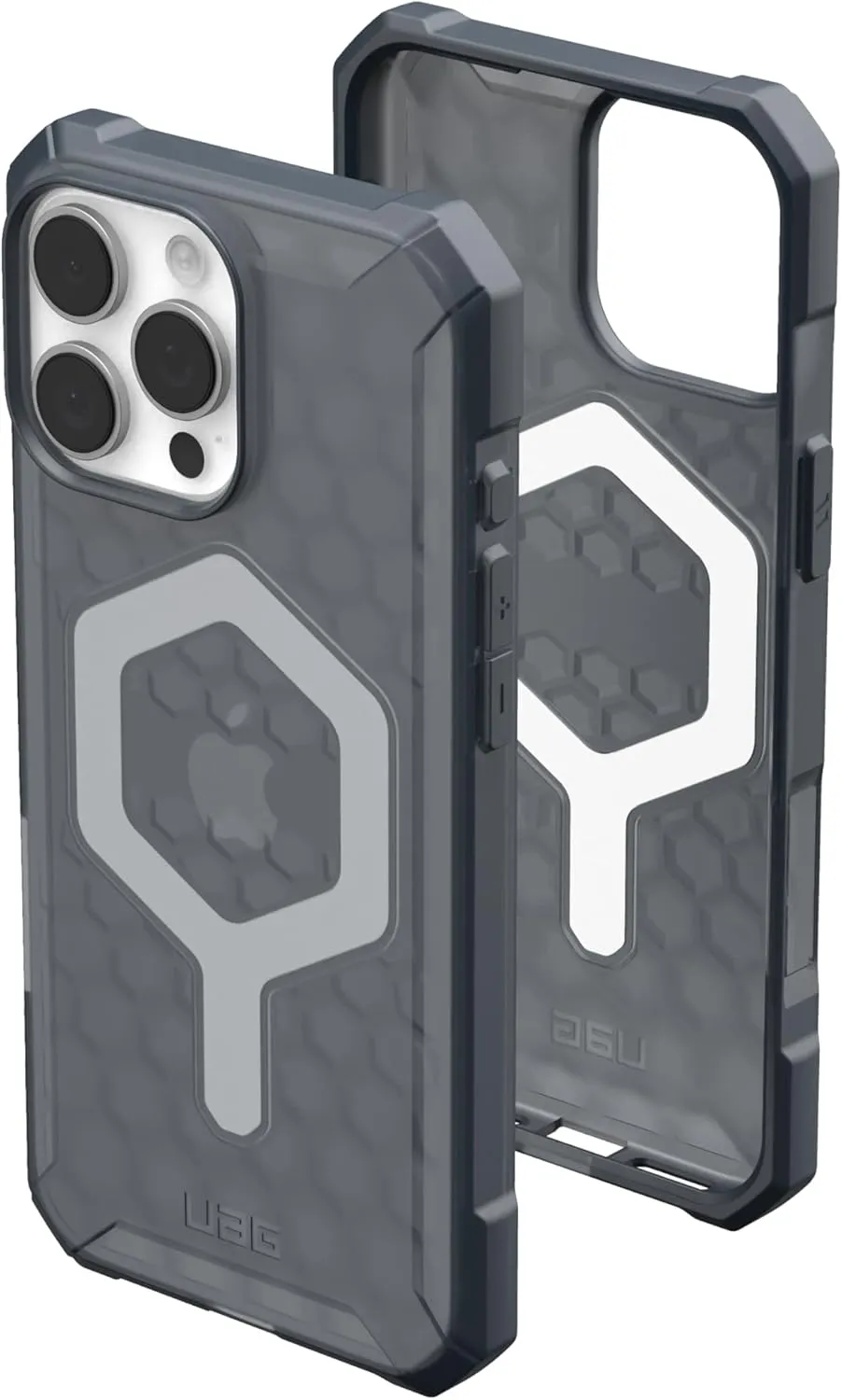 URBAN ARMOR GEAR UAG Designed for iPhone 16 Pro Max Case 6.9" Essential Armor - Compatible with MagSafe Charging Rugged Slim Sleek Shockproof Anti-Slip Military Grade Protective Cover, Ash