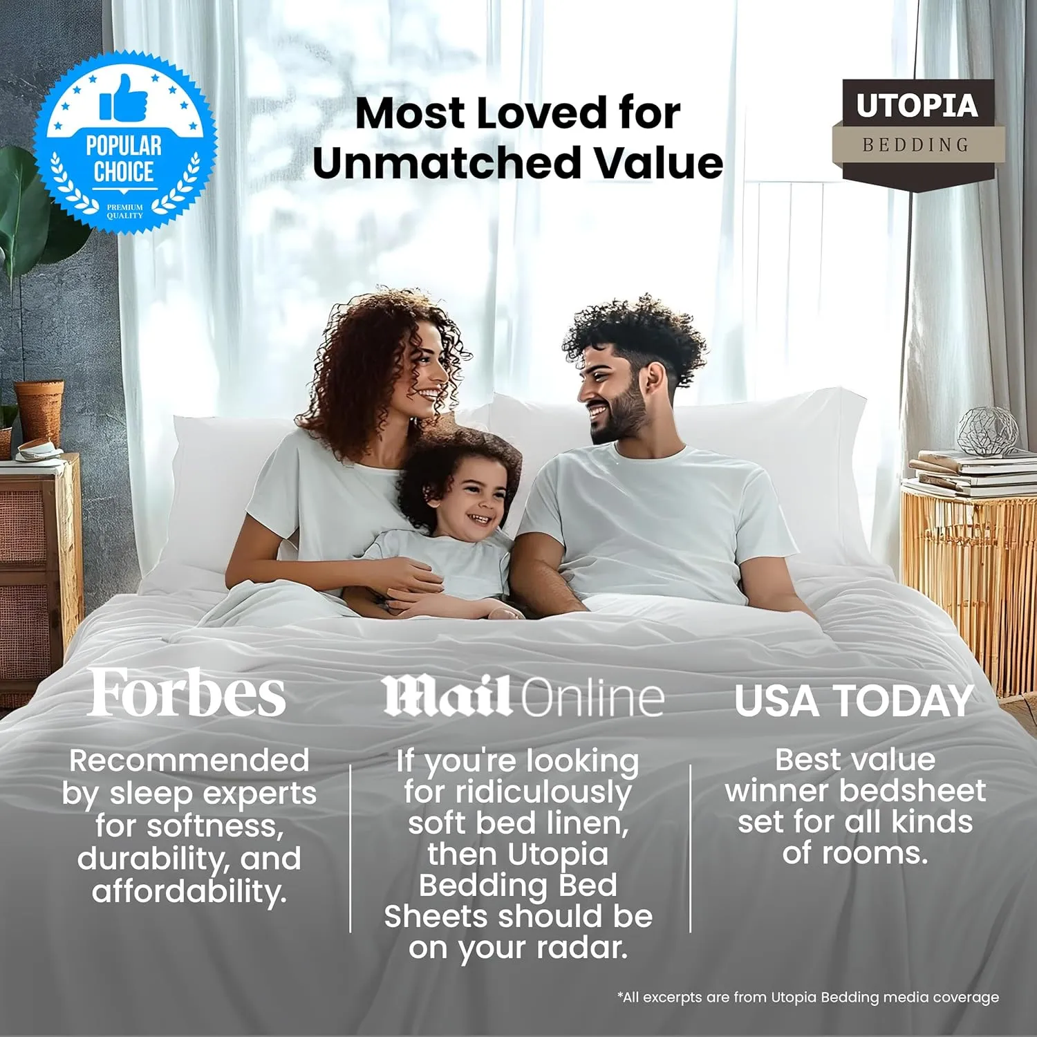 Utopia Bedding King Bed Sheets Set - 4 Piece Bedding - Brushed Microfiber - Shrinkage and Fade Resistant - Easy Care (King, White)