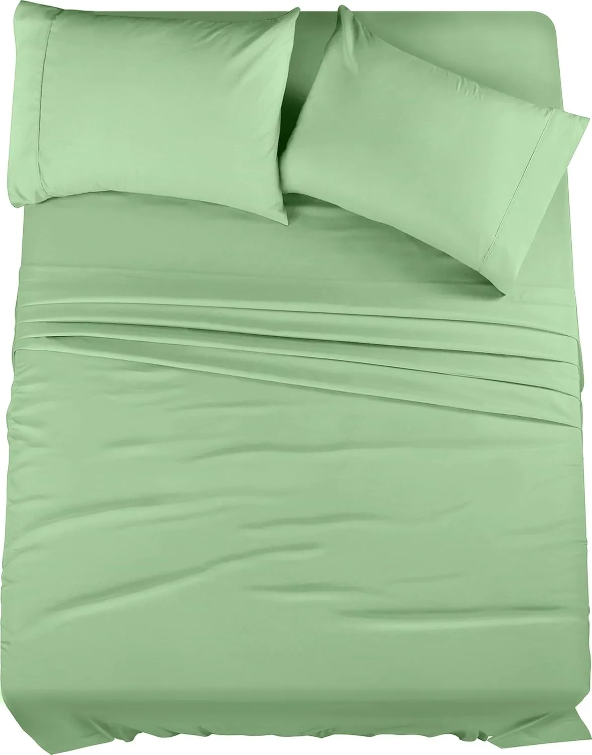 Utopia Bedding Queen Bed Sheets Set - 4 Piece Bedding - Brushed Microfiber - Shrinkage and Fade Resistant - Easy Care (Queen, Sage)