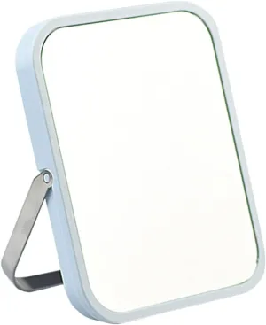 Vanity Mirror Lights Small Square Mirror Desktop Makeup Mirror for Desk Portable Easy to Cle