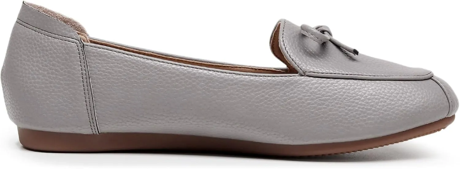 VenusCelia Women's Bowknot Wide Flat Shoe