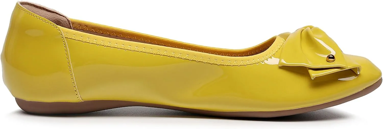 VenusCelia Women's Bows Dance Flats Shoes