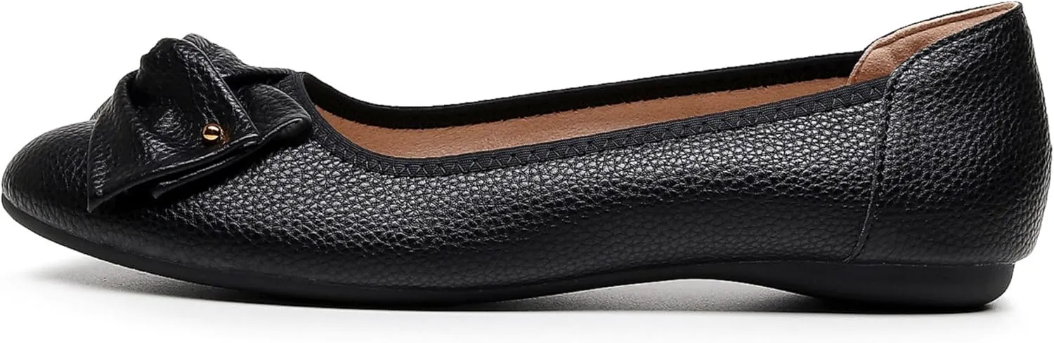 VenusCelia Women's Bows Dance Flats Shoes