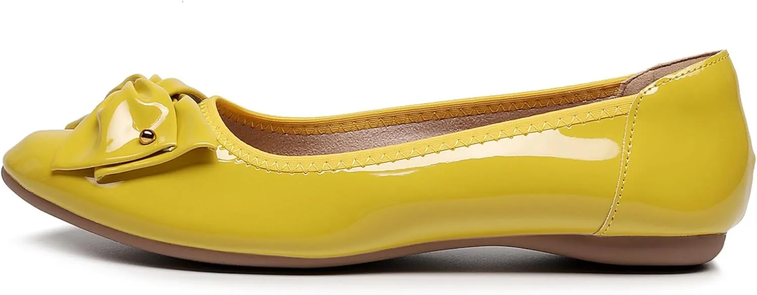 VenusCelia Women's Bows Dance Flats Shoes